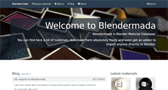 Desktop Screenshot of blendermada.com