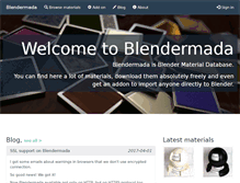 Tablet Screenshot of blendermada.com